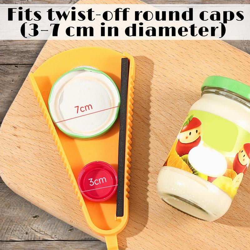 2 Counts Jar and Bottle Opener, Functional Can Lid Gripper Pad for Weak Hands