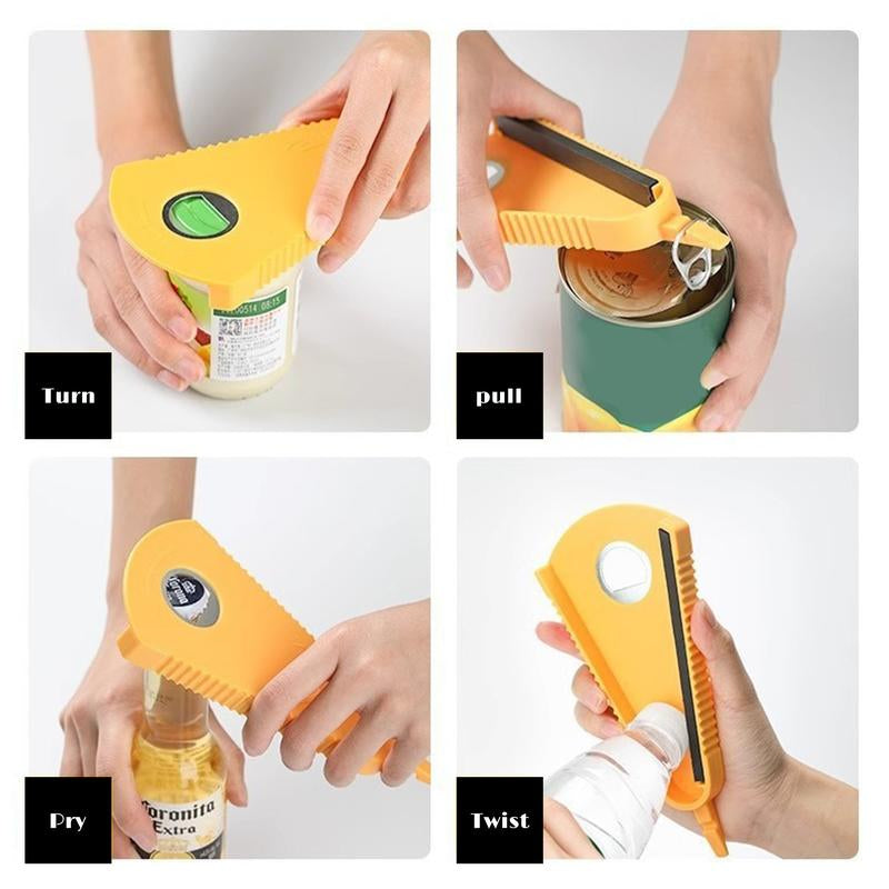 2 Counts Jar and Bottle Opener, Functional Can Lid Gripper Pad for Weak Hands